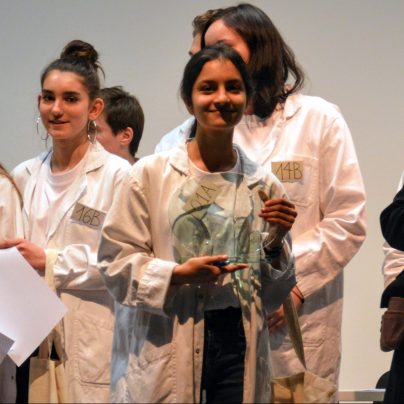 Maryam Ali from the American School of Grenoble, 3rd place winner